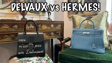 hermes vs delvaux leather.